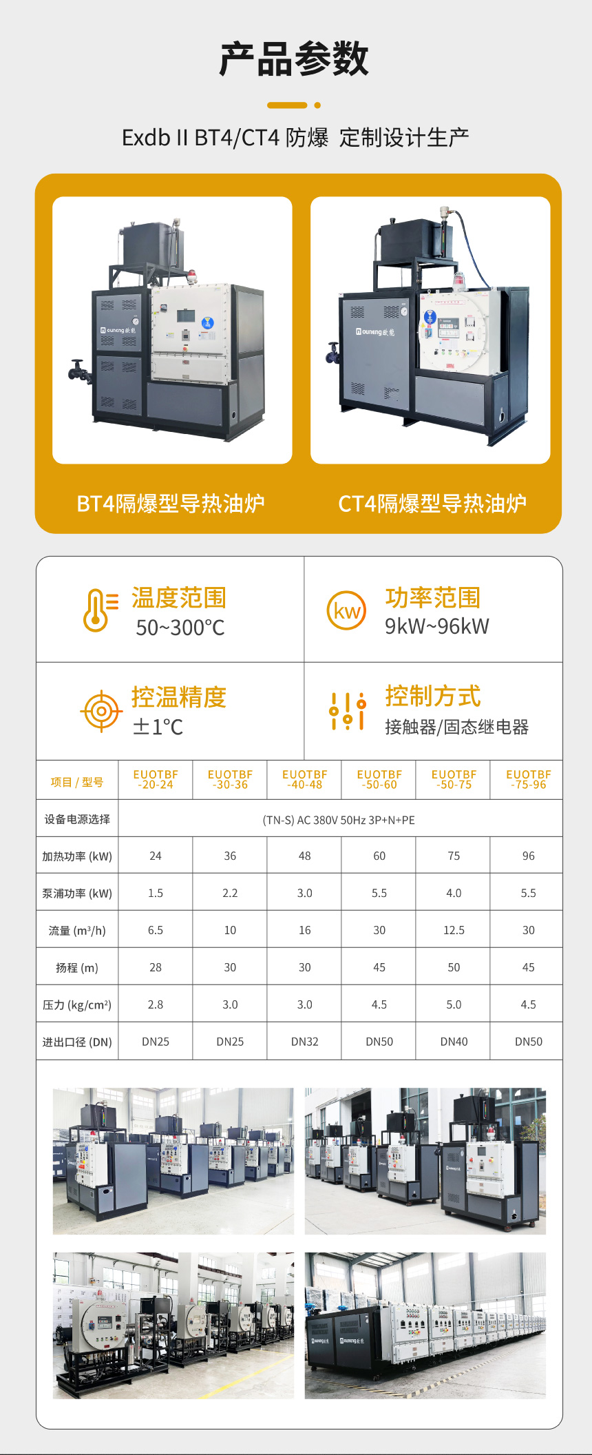 防爆電加熱有機熱載體鍋爐