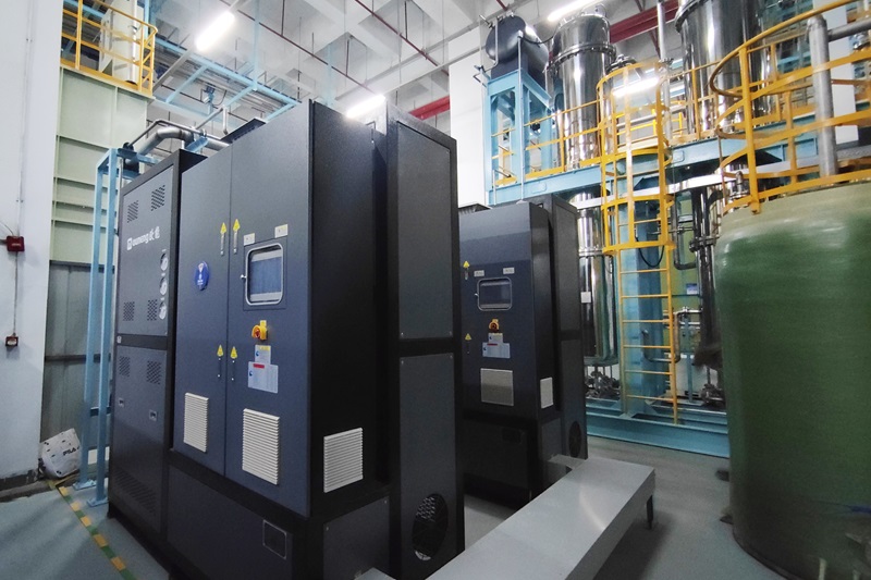 半導體廢水蒸發處理280kw電加熱導熱油爐「歐能機械」