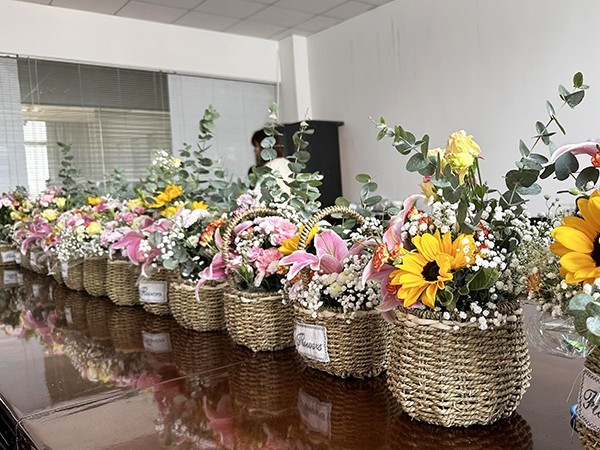 “插花拾趣，指尖綻放”歐能機械婦女節插花活動來啦！