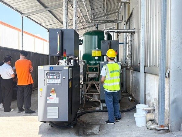 高溫模溫機在氣相二氧化硅生產控溫應用案例「歐能機械」